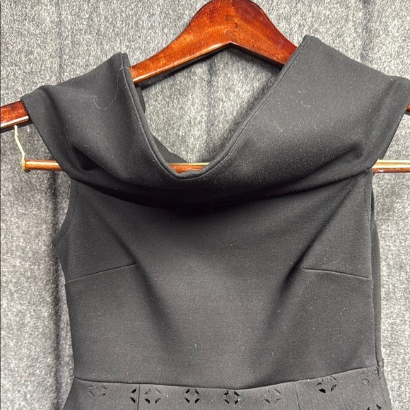 Banana Republic Black Cowl Neck A-Line Maxi Dress - Picture 4 of 4